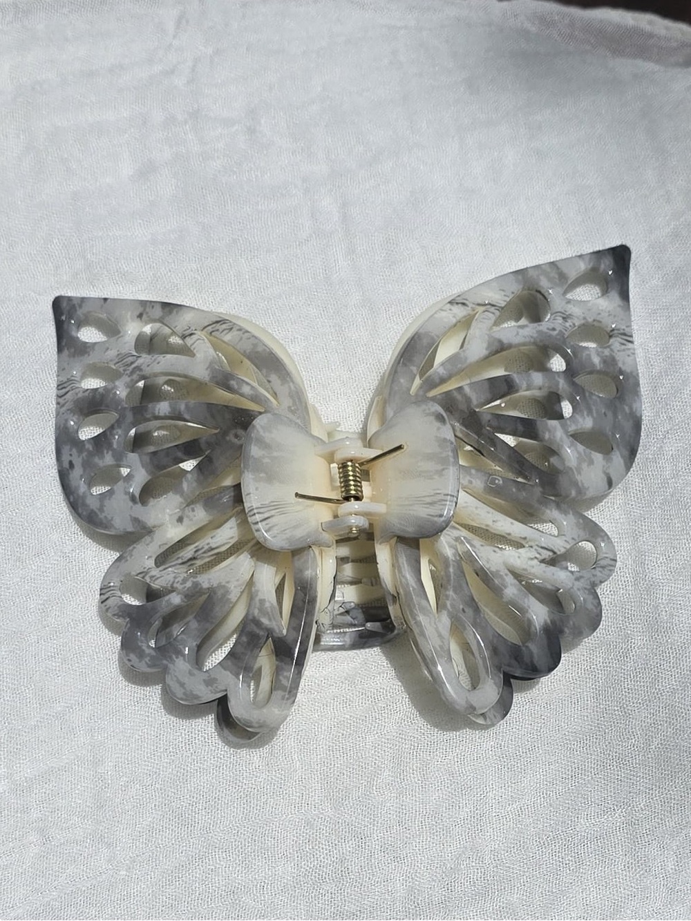Marbled Butterfly Elegant Claw Clip